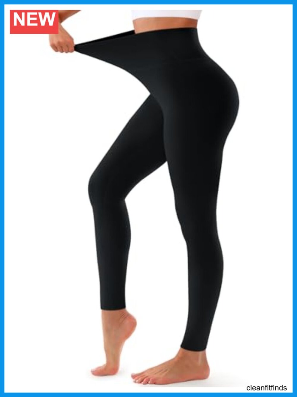 High Waisted Tummy Control Leggings Non See Through Workout Yoga Pants Plus Size